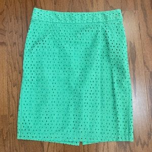 Banana Republic green skirt